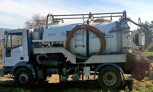 Camión alta presión para desatascos